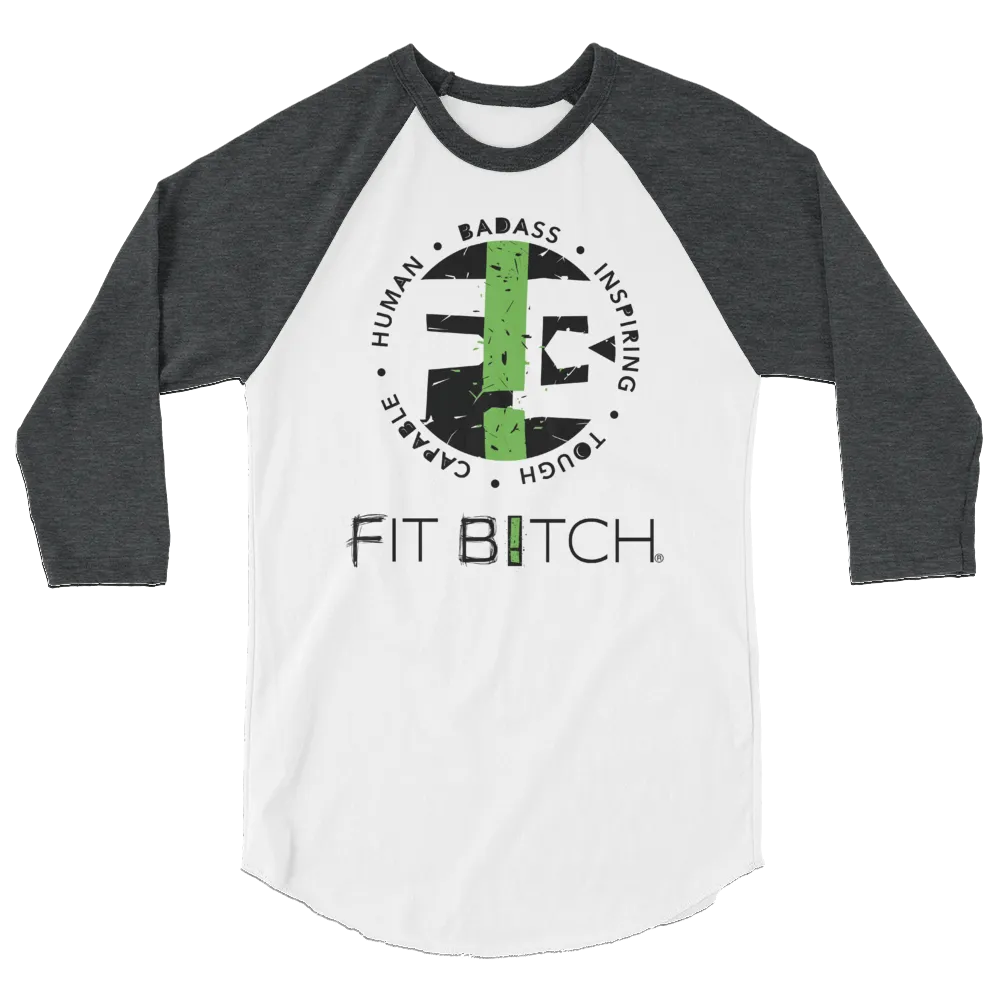 Fit Bitch - Unisex - Baseball T - Logo