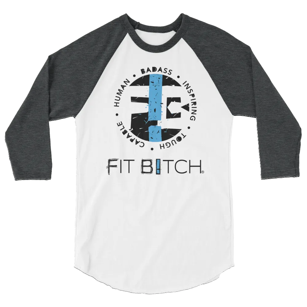 Fit Bitch - Unisex - Baseball T - Logo