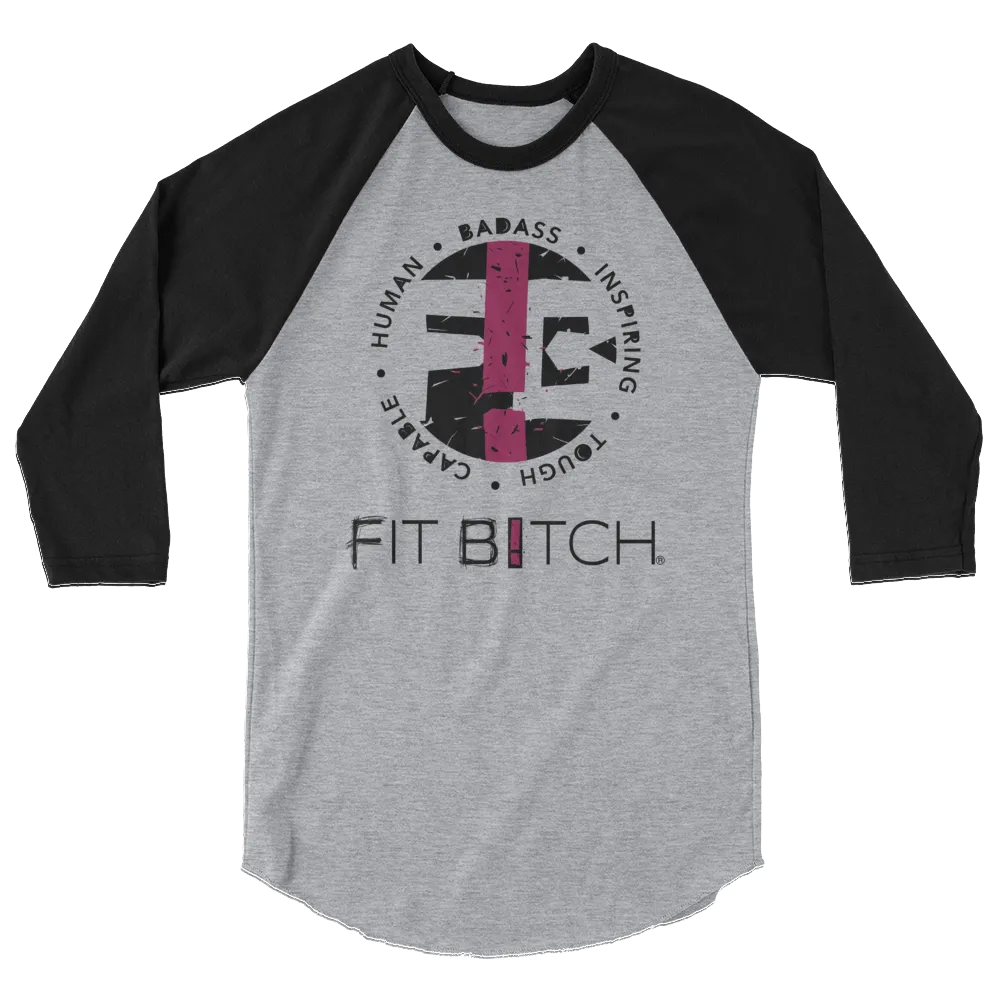 Fit Bitch - Unisex - Baseball T - Logo