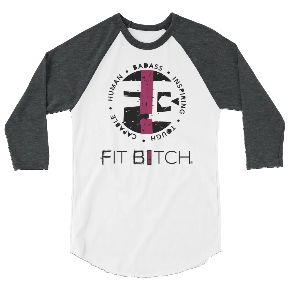 Fit Bitch - Unisex - Baseball T - Logo
