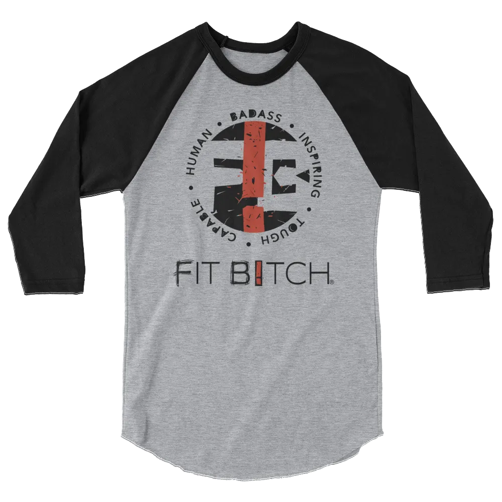 Fit Bitch - Unisex - Baseball T - Logo