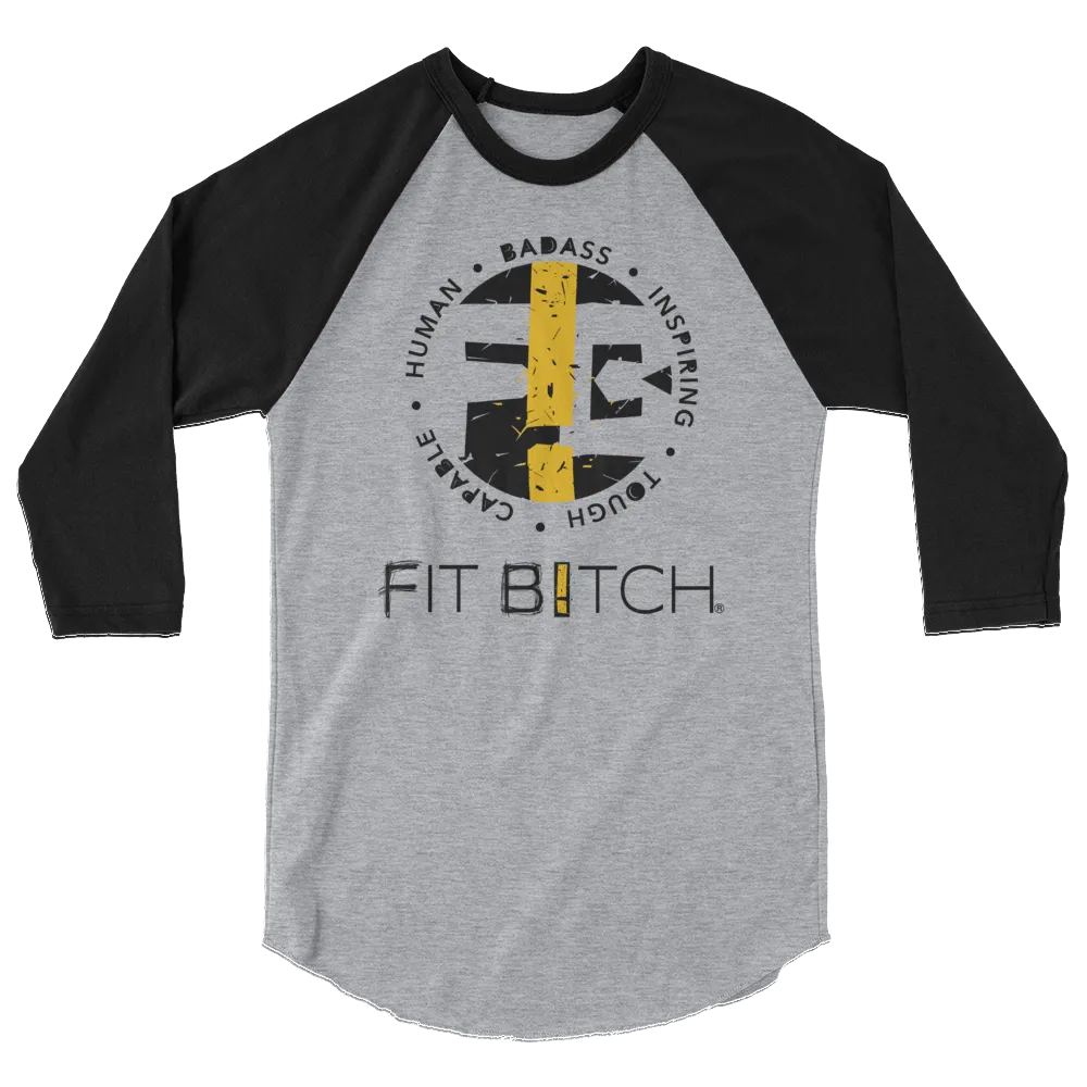 Fit Bitch - Unisex - Baseball T - Logo