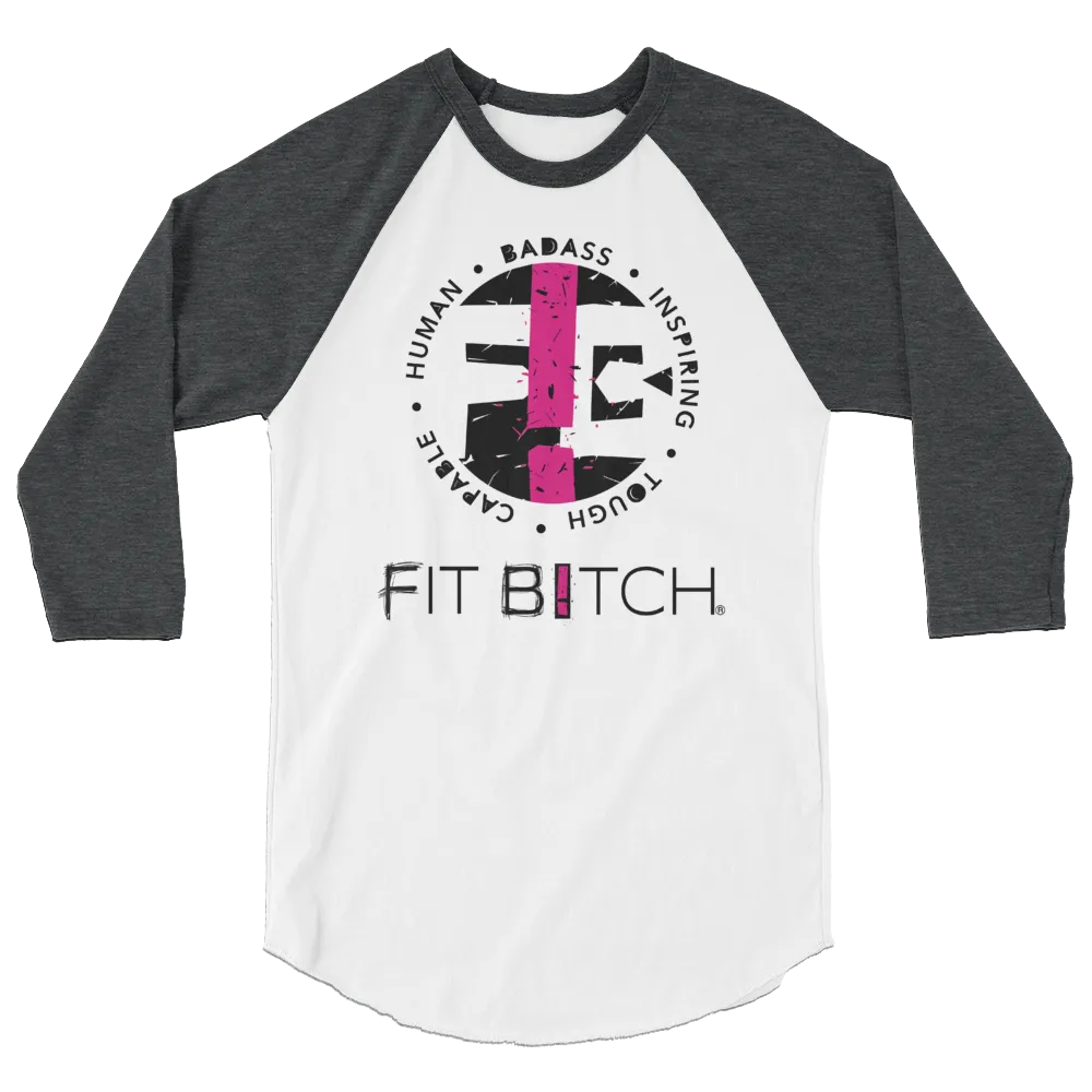 Fit Bitch - Unisex - Baseball T - Logo