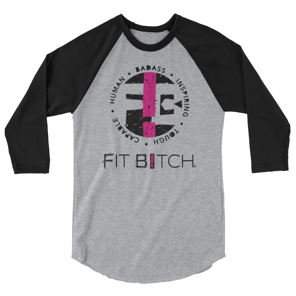 Fit Bitch - Unisex - Baseball T - Logo