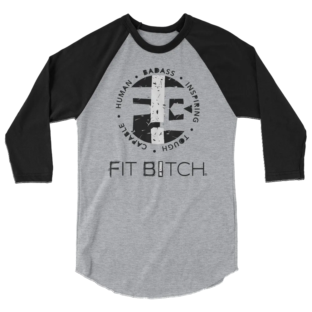 Fit Bitch - Unisex - Baseball T - Logo