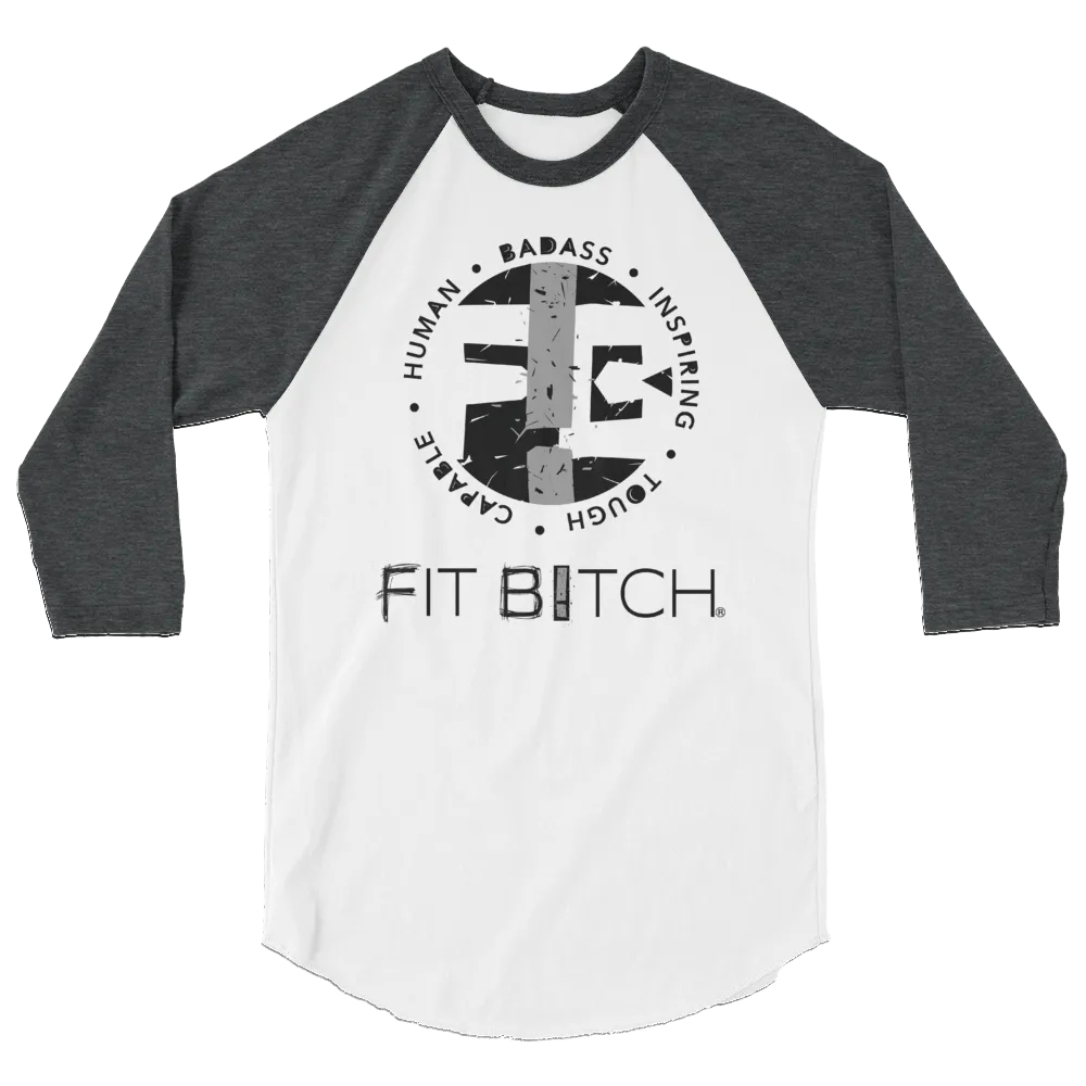 Fit Bitch - Unisex - Baseball T - Logo