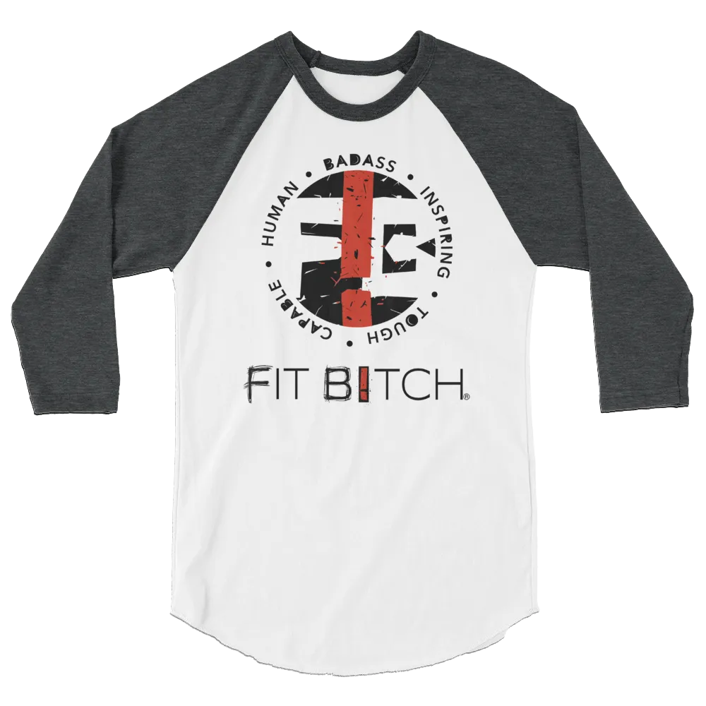 Fit Bitch - Unisex - Baseball T - Logo