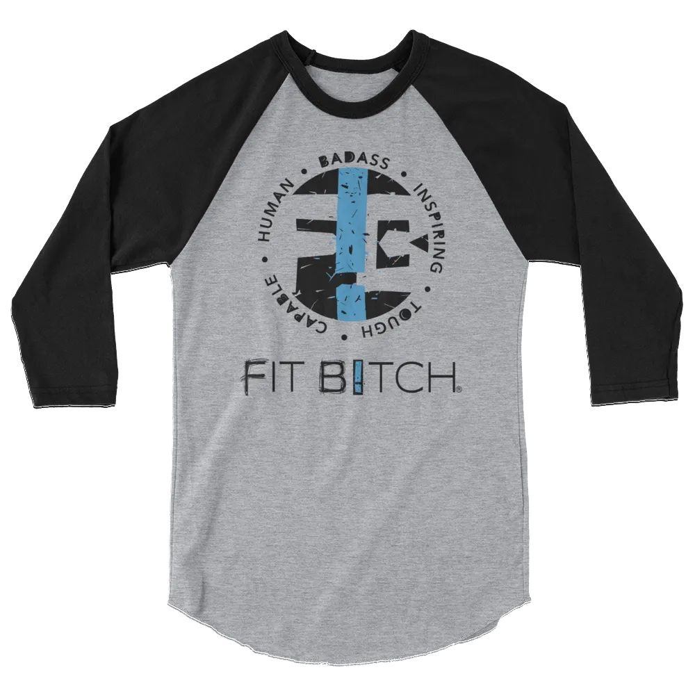Fit Bitch - Unisex - Baseball T - Logo