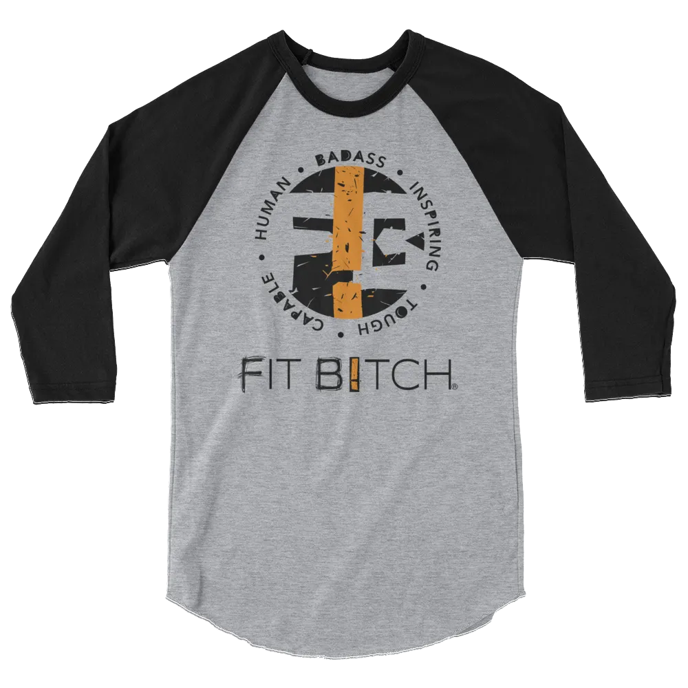 Fit Bitch - Unisex - Baseball T - Logo
