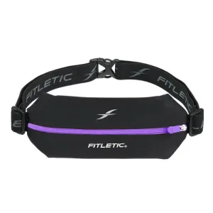 FITLETIC MINI SPORT BELT BLACK PURPLE ZIP