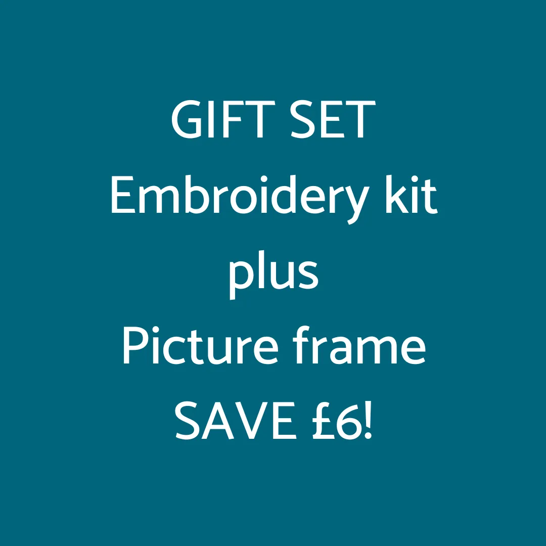 Floral embroidery kit