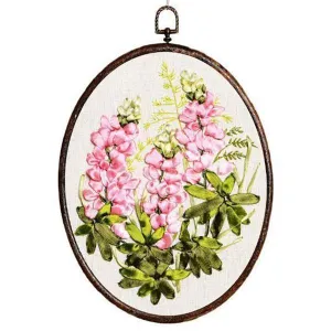 FLORAL EMBROIDERY KIT