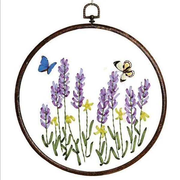 FLORAL EMBROIDERY KIT