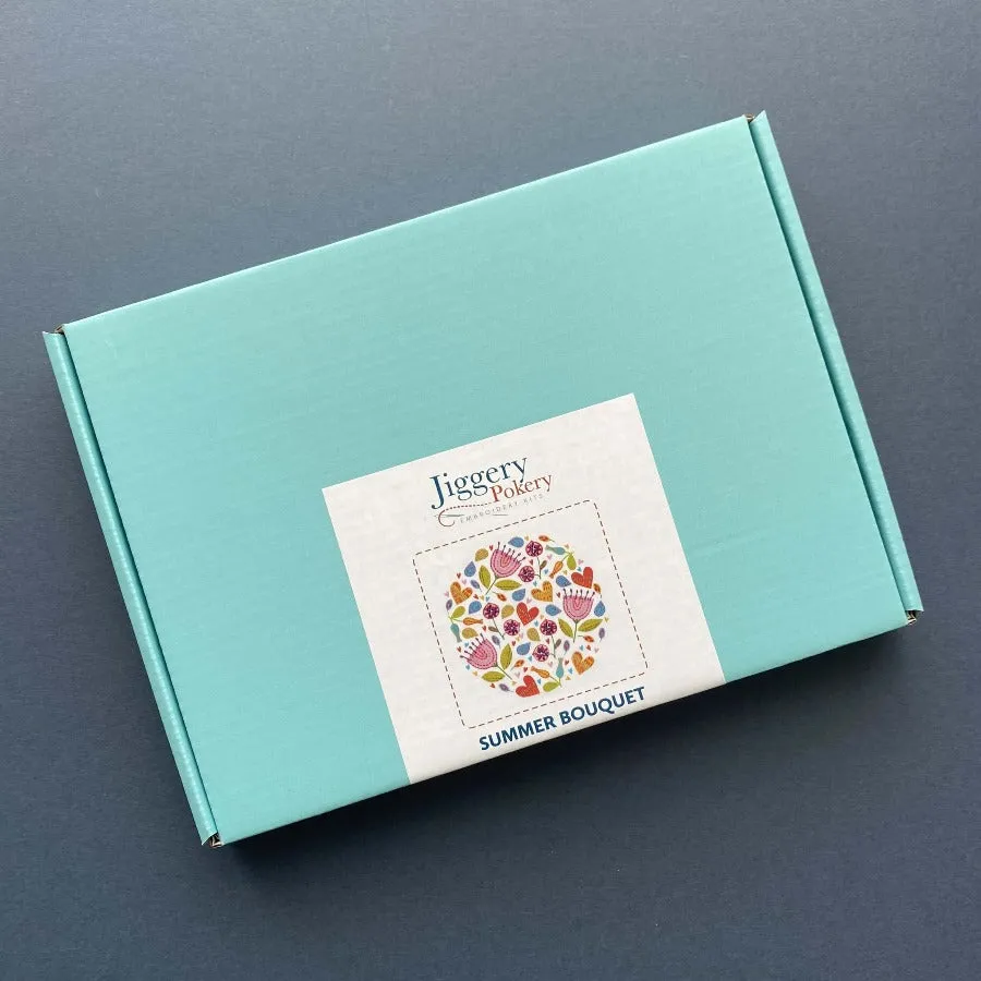 Floral embroidery kit