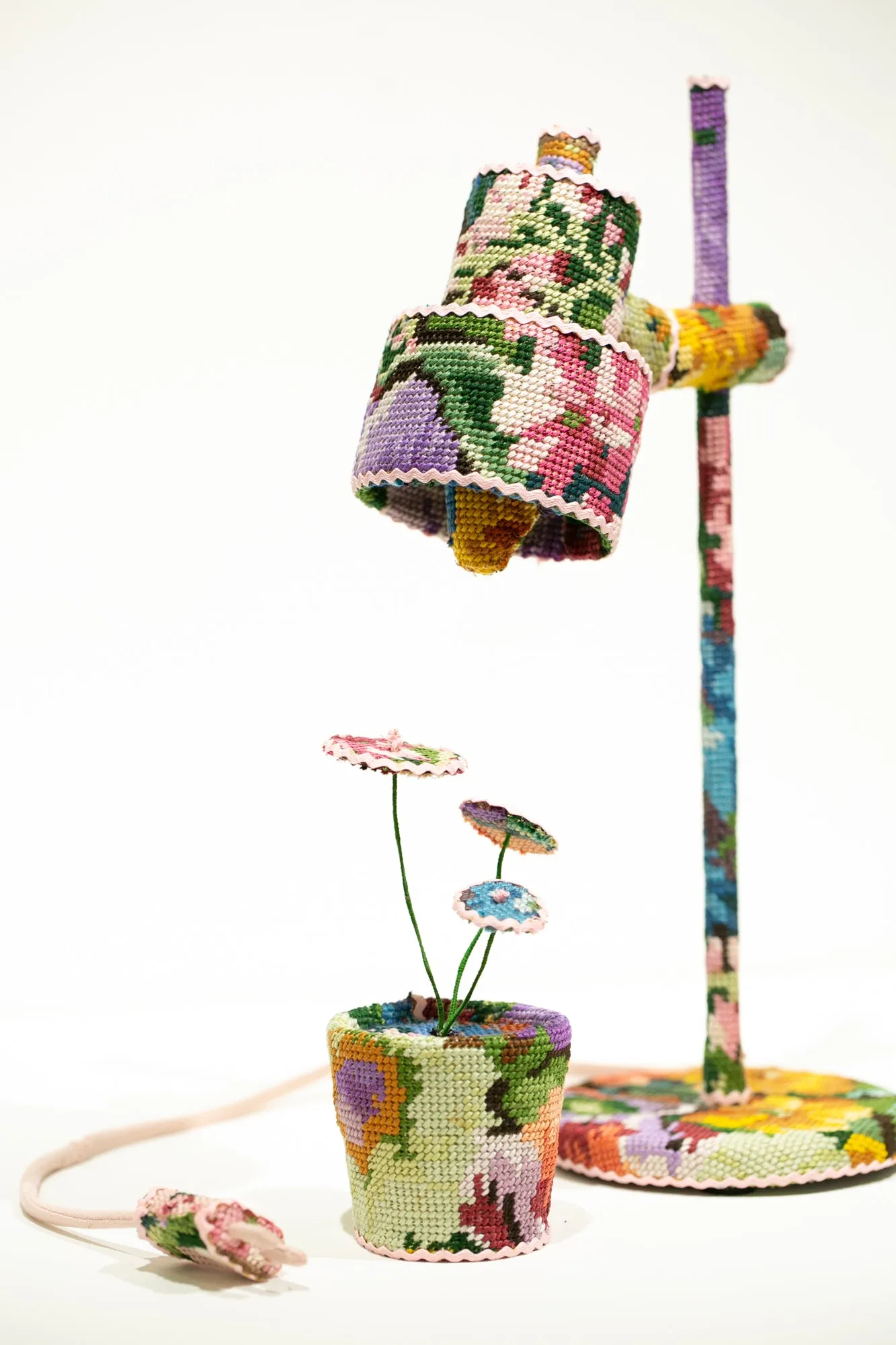 Flower Lamp and Plant