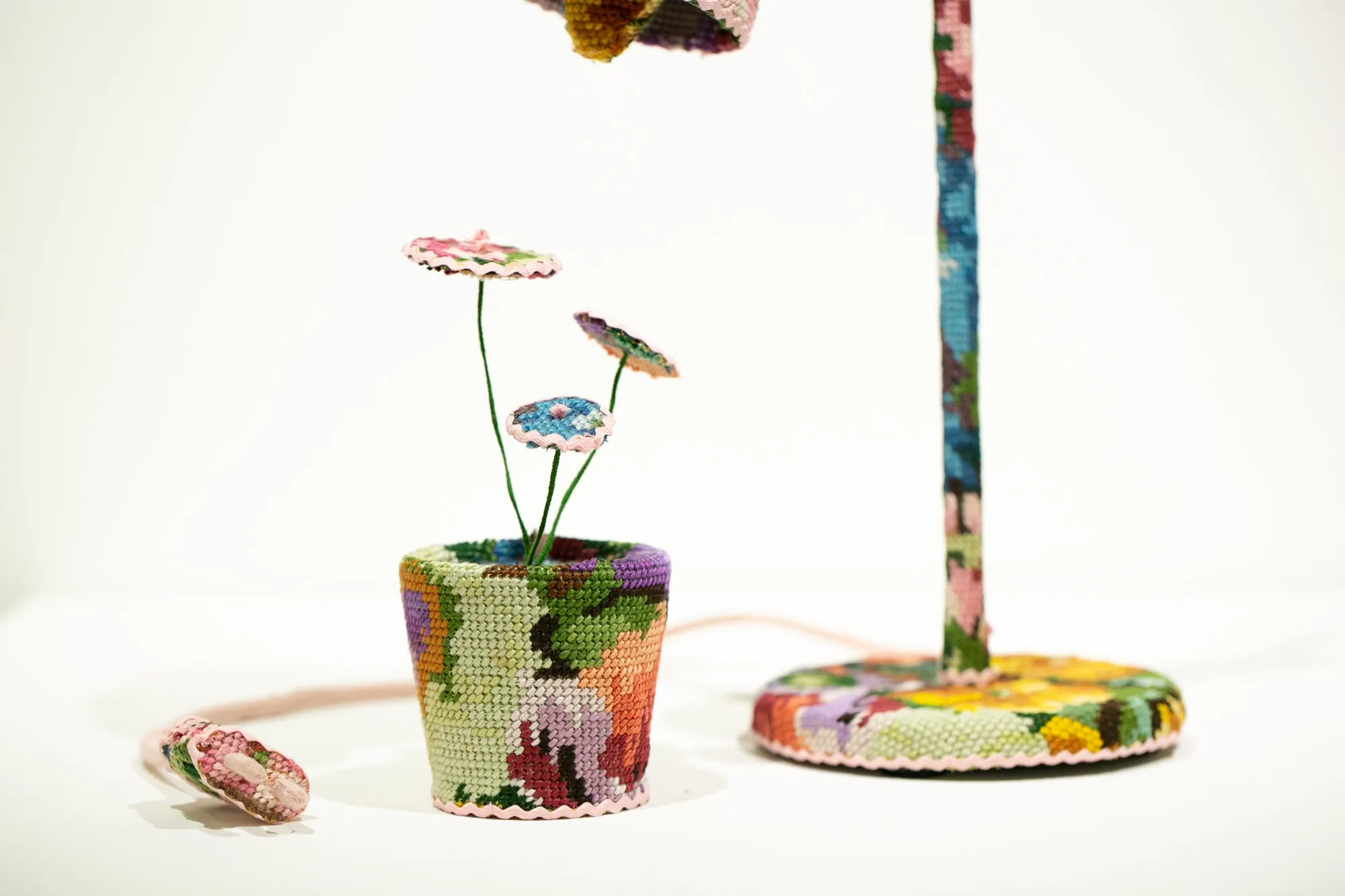 Flower Lamp and Plant
