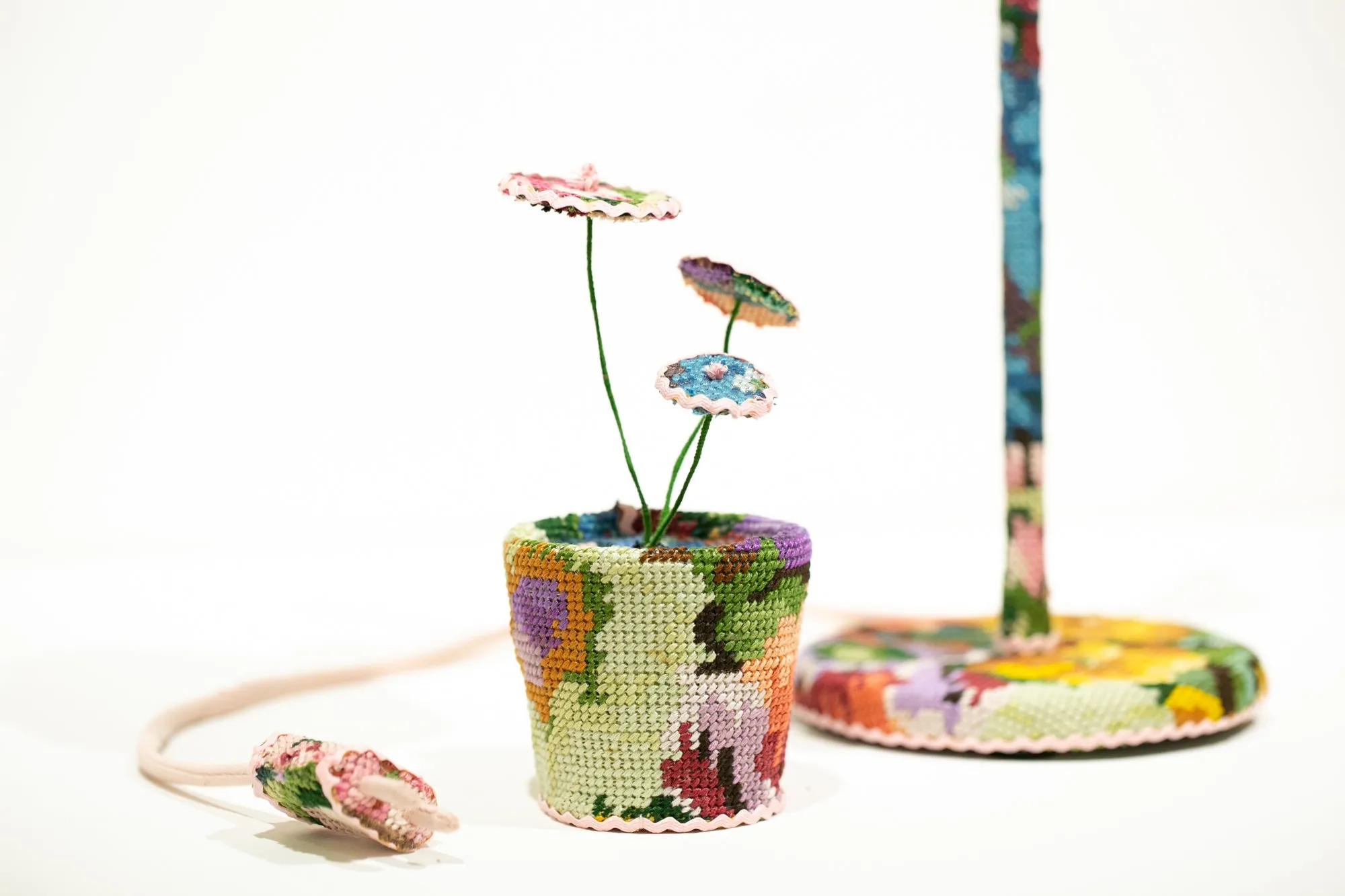 Flower Lamp and Plant