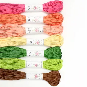 Flowerbox Palette Embroidery Floss Pack