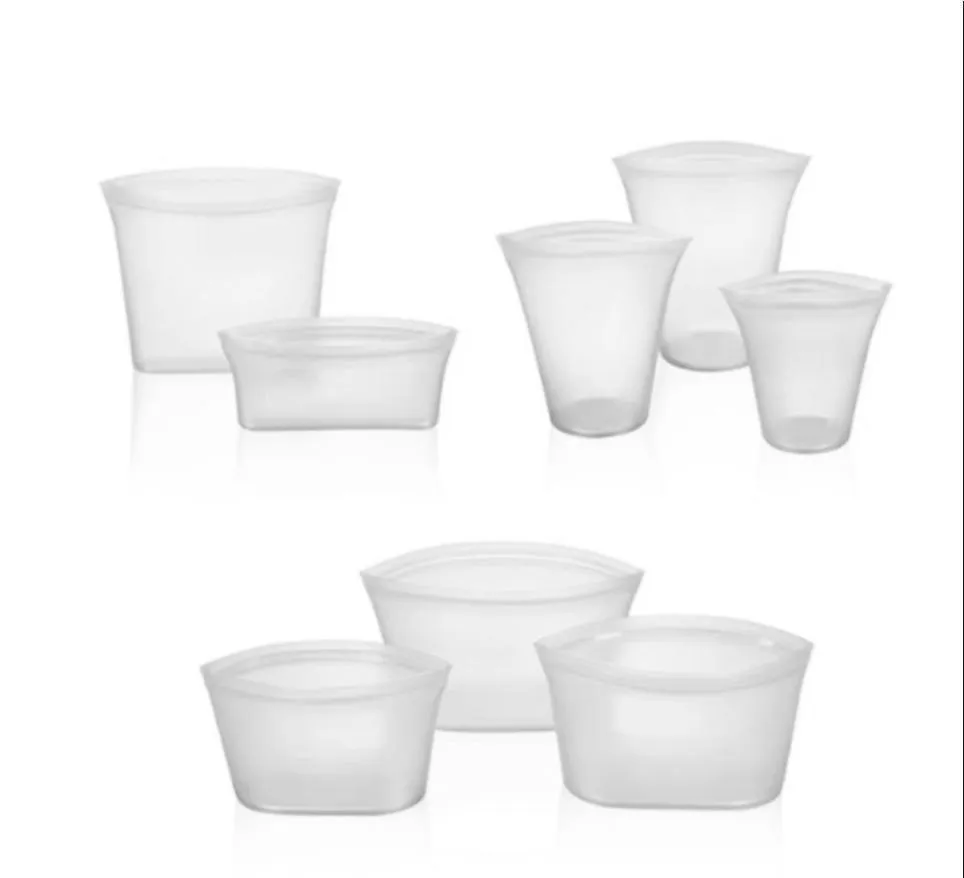 Food & Liquid Silicone Stand Up Zipper