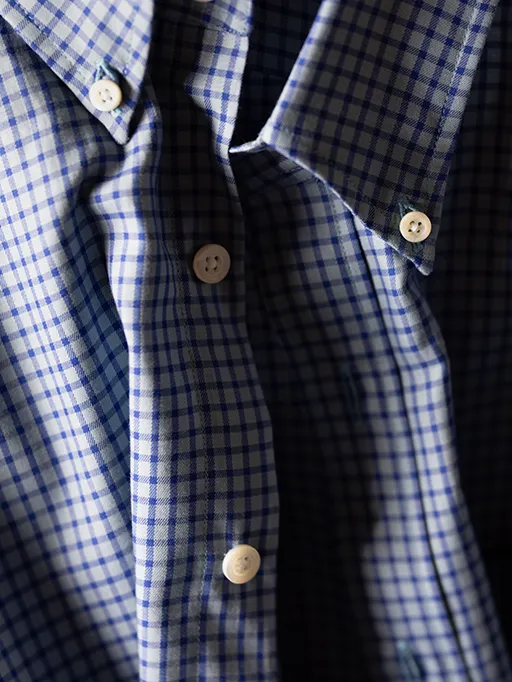 Fowler Check (Slate Blue)