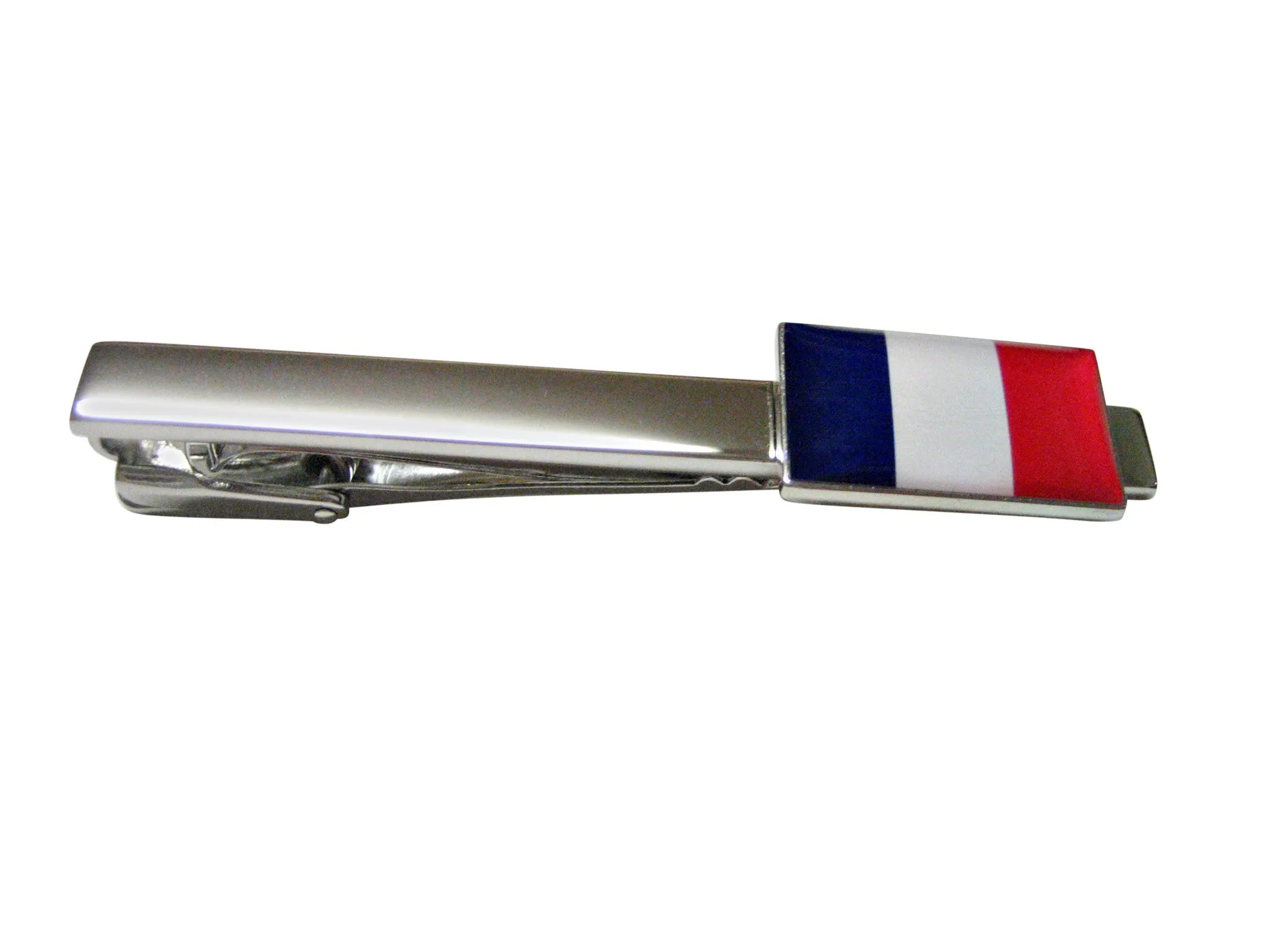 France Flag Square Tie Clip