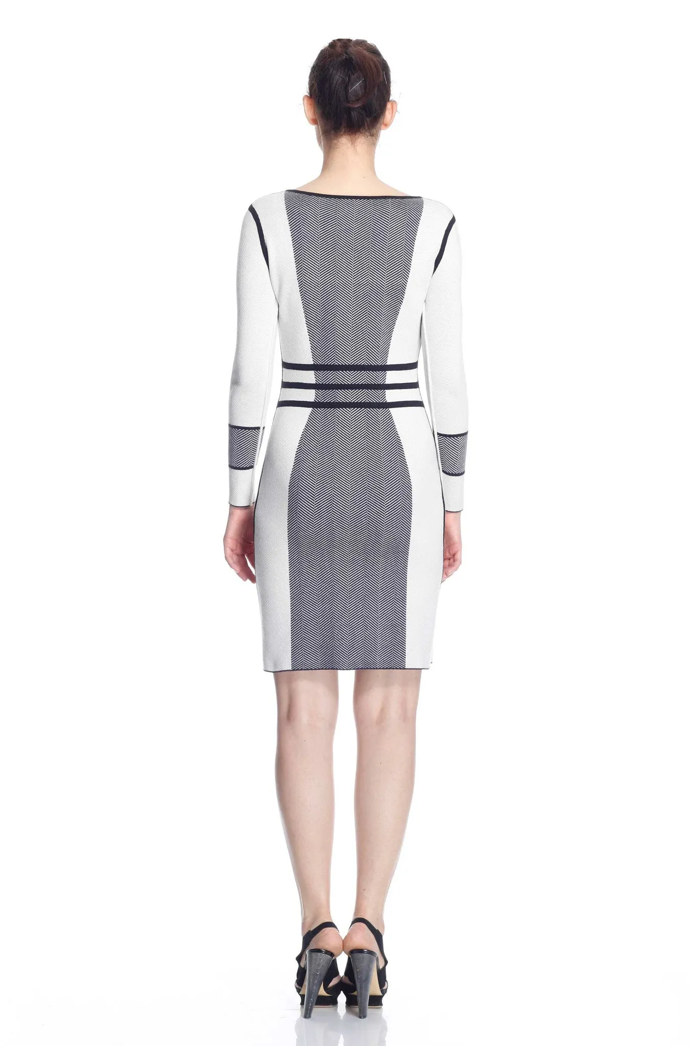 Franka Reversible Long Sleeve Knit-Dress