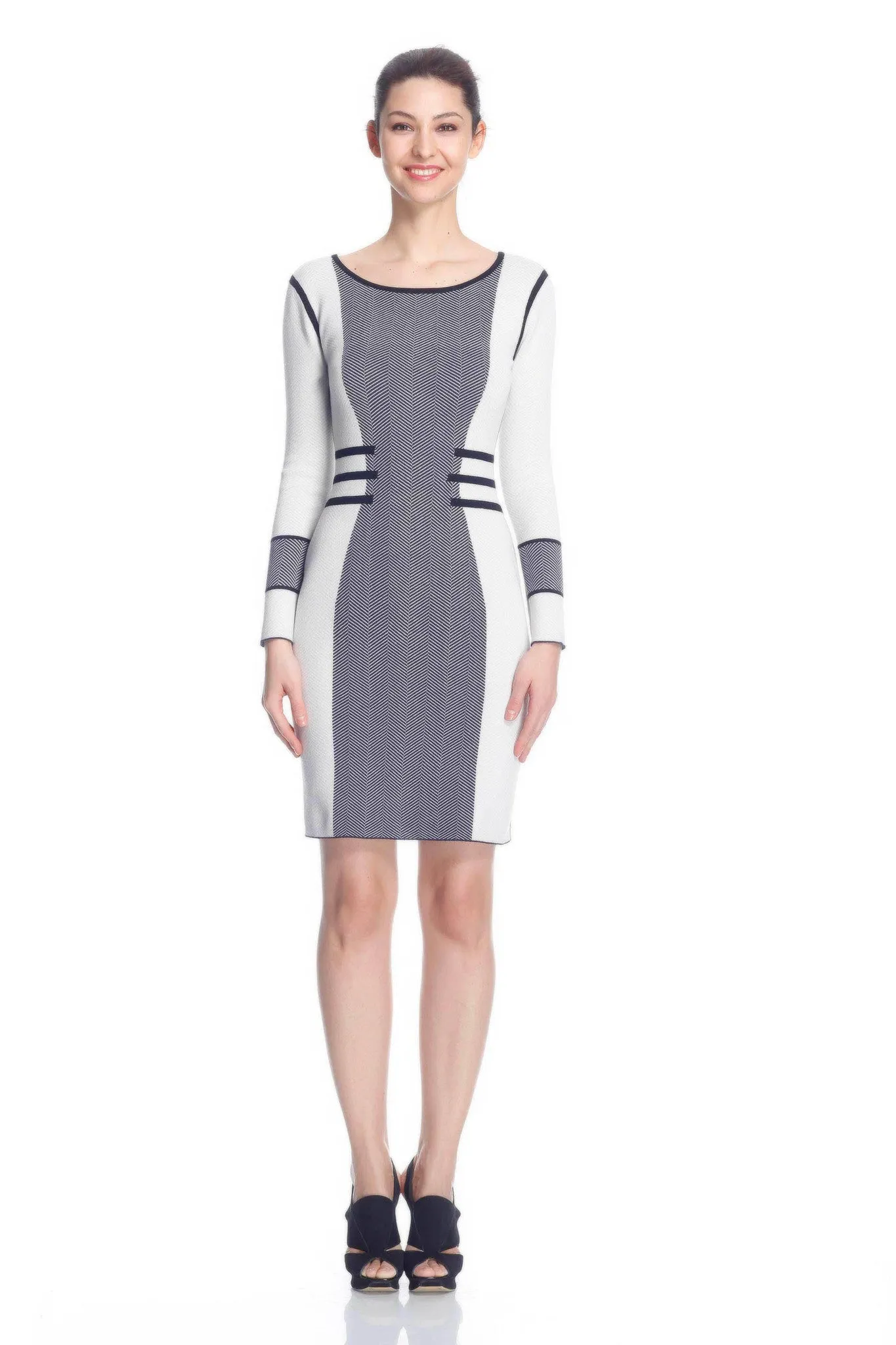 Franka Reversible Long Sleeve Knit-Dress