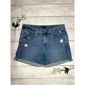 GAP Distressed Mid Rise Denim Short