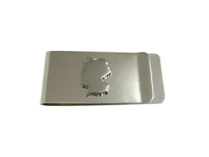 Germany Map Shape Money Clip