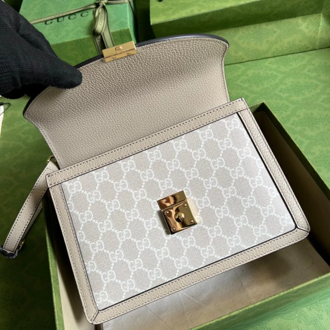 gg Ophidia Small gg Top Handle Bag Beige For Women, Women&#8217;s Bags 9.8in/25cm gg ‎651055 UULAG 9682