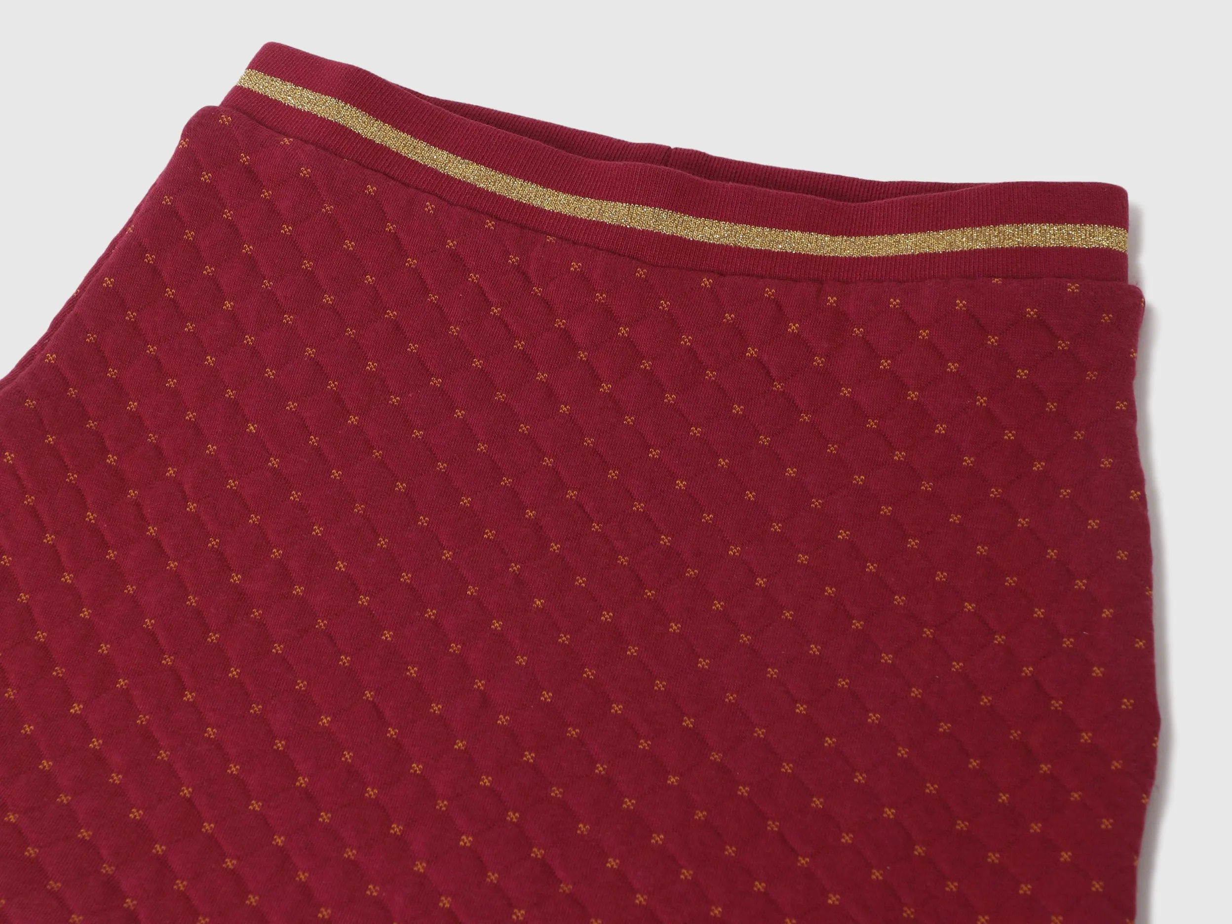 Girls Quilted Regular Fit Skirt