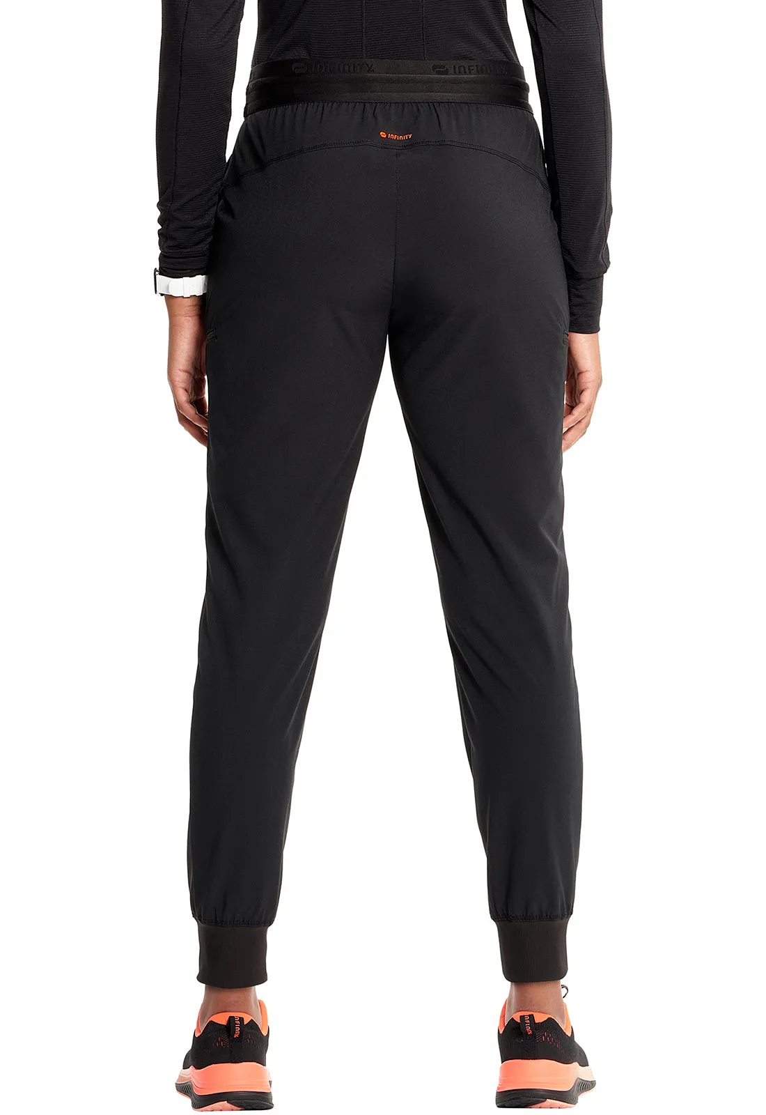 GNR8 IN122A Mid Rise Jogger Black