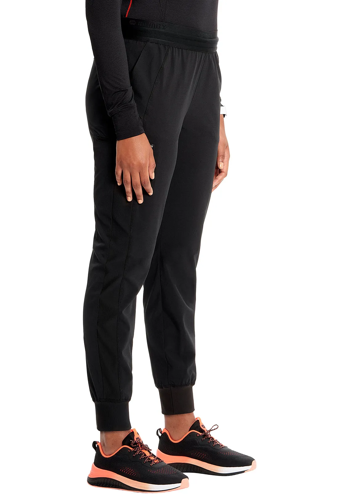 GNR8 IN122A Mid Rise Jogger Black