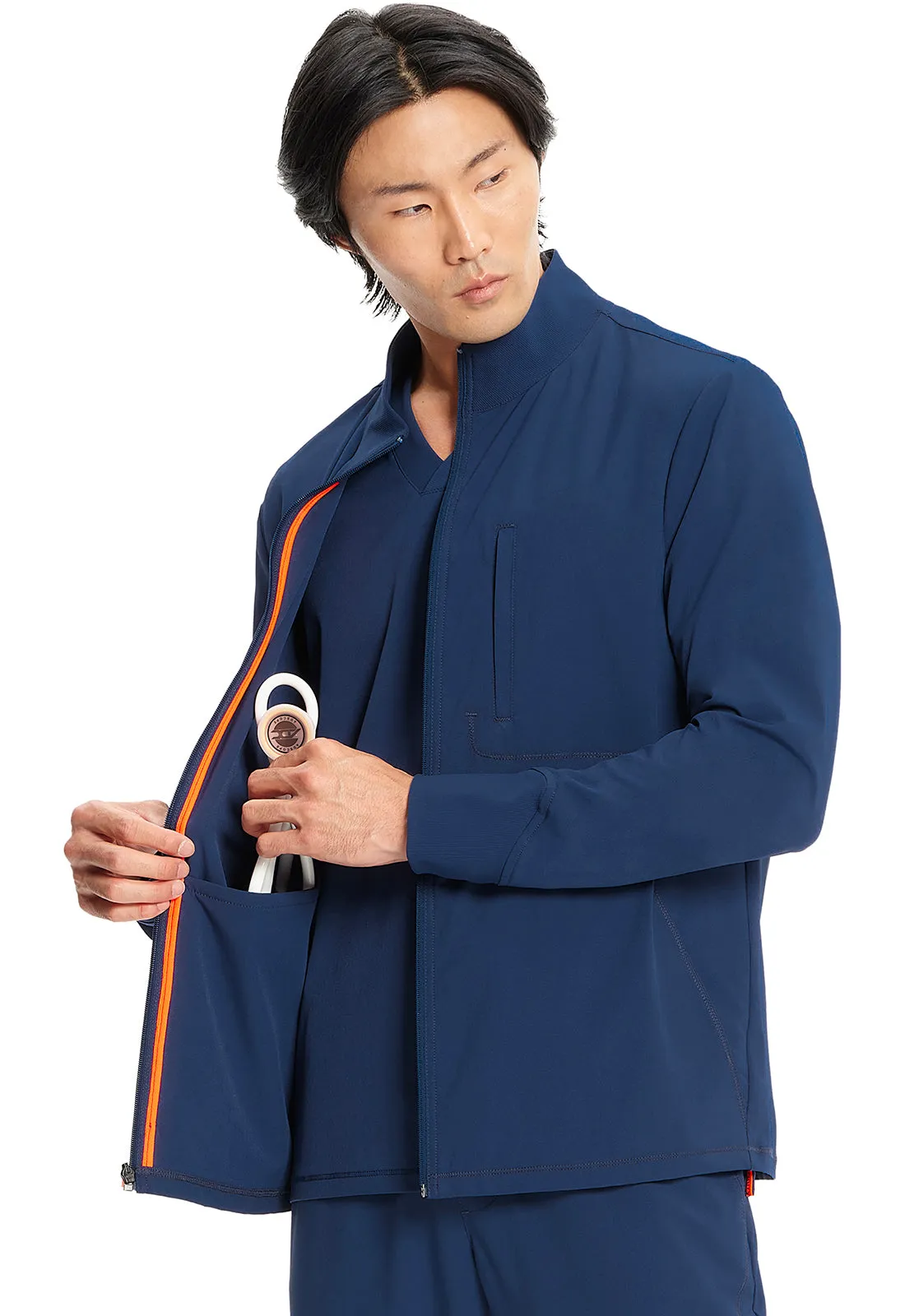 GNR8 IN350A Men's Zip Front Jacket Navy