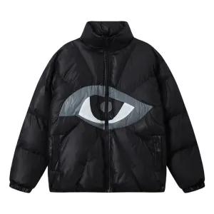 God's Eye Patch Quilted Coat