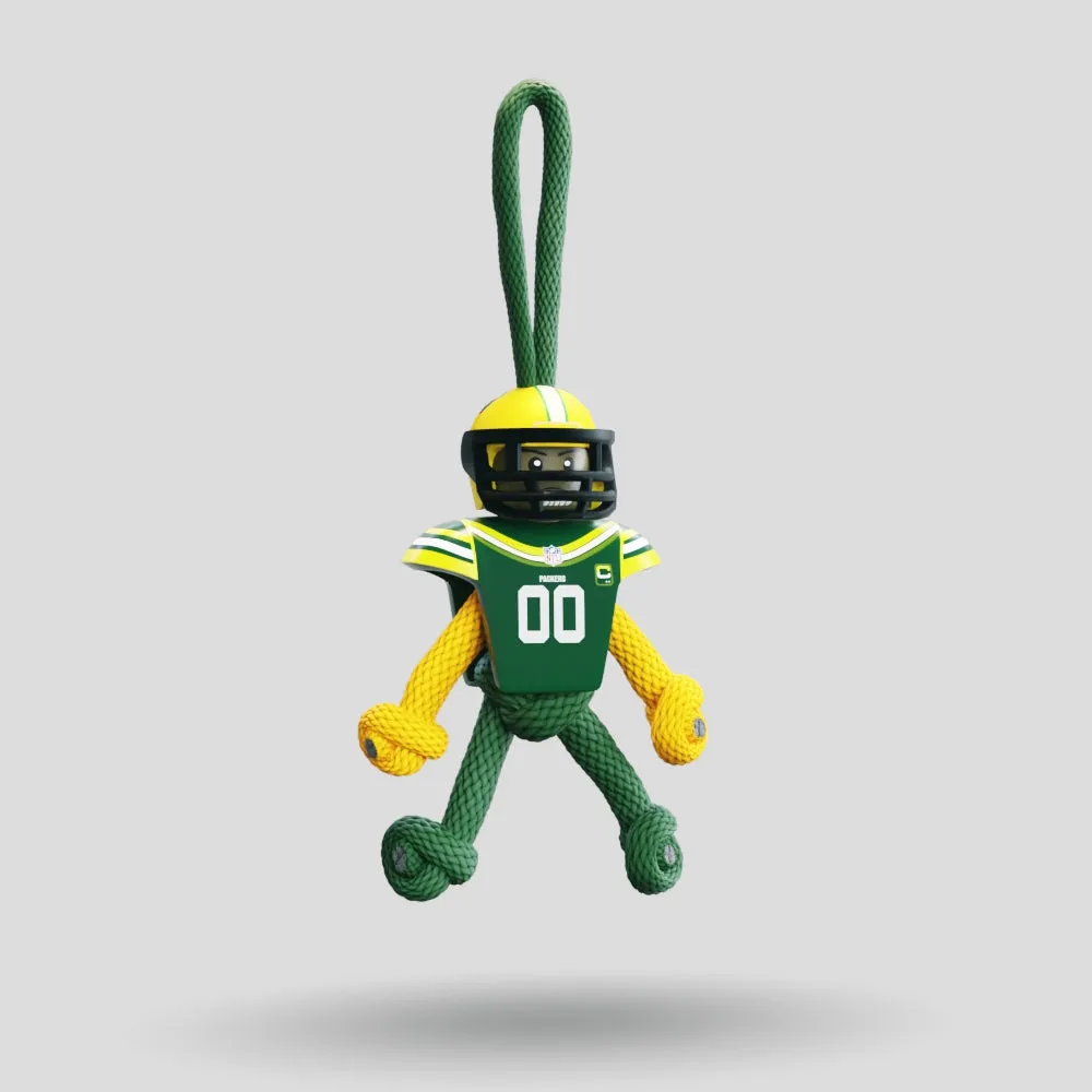 Green Bay Packers Paracord Buddy Keychain