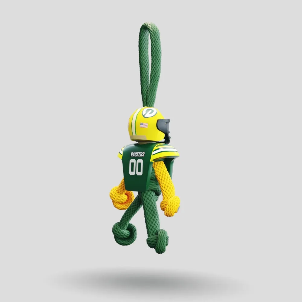 Green Bay Packers Paracord Buddy Keychain
