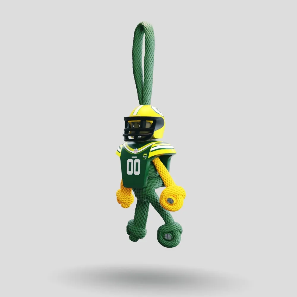 Green Bay Packers Paracord Buddy Keychain