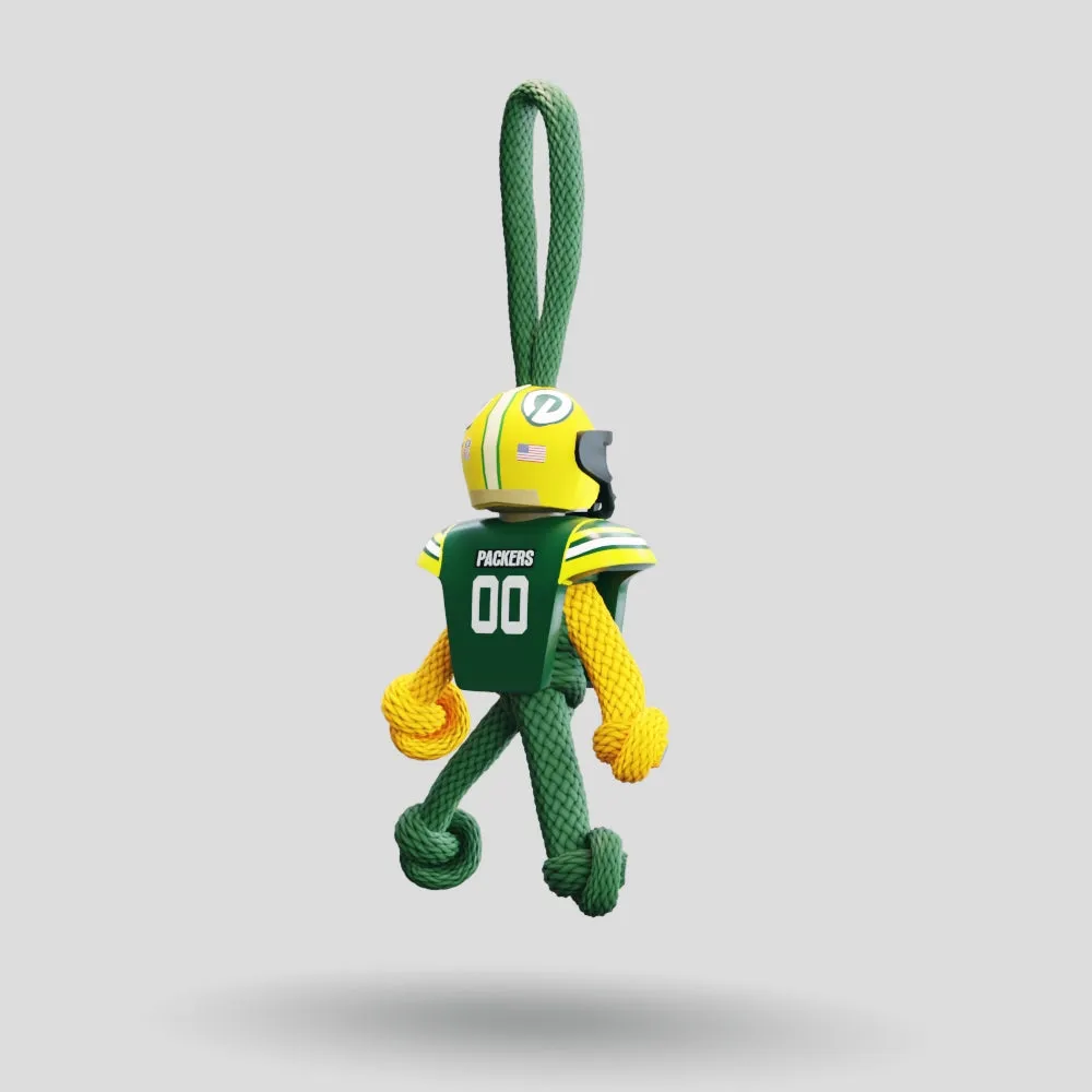 Green Bay Packers Paracord Buddy Keychain