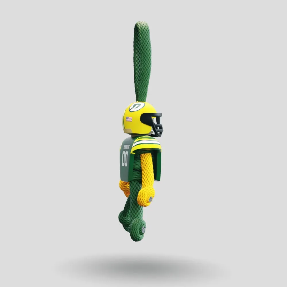 Green Bay Packers Paracord Buddy Keychain