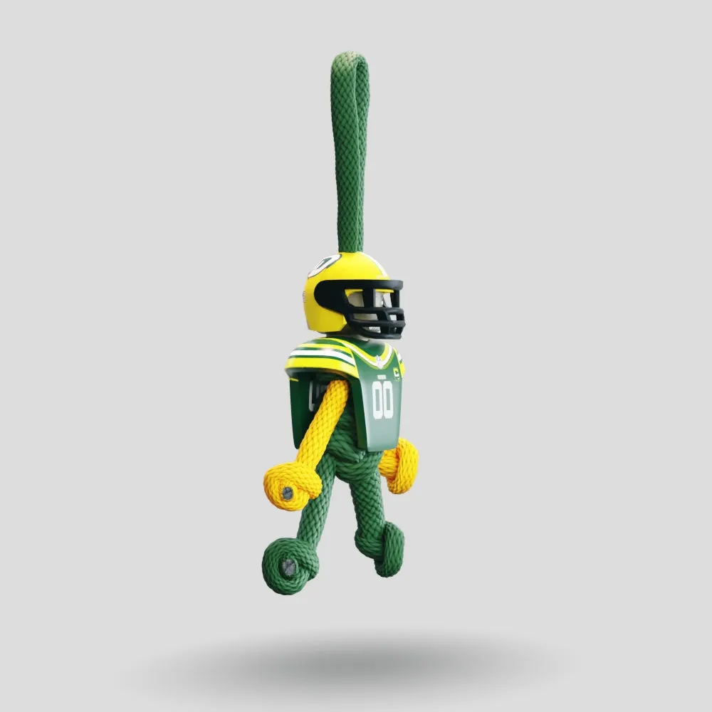 Green Bay Packers Paracord Buddy Keychain