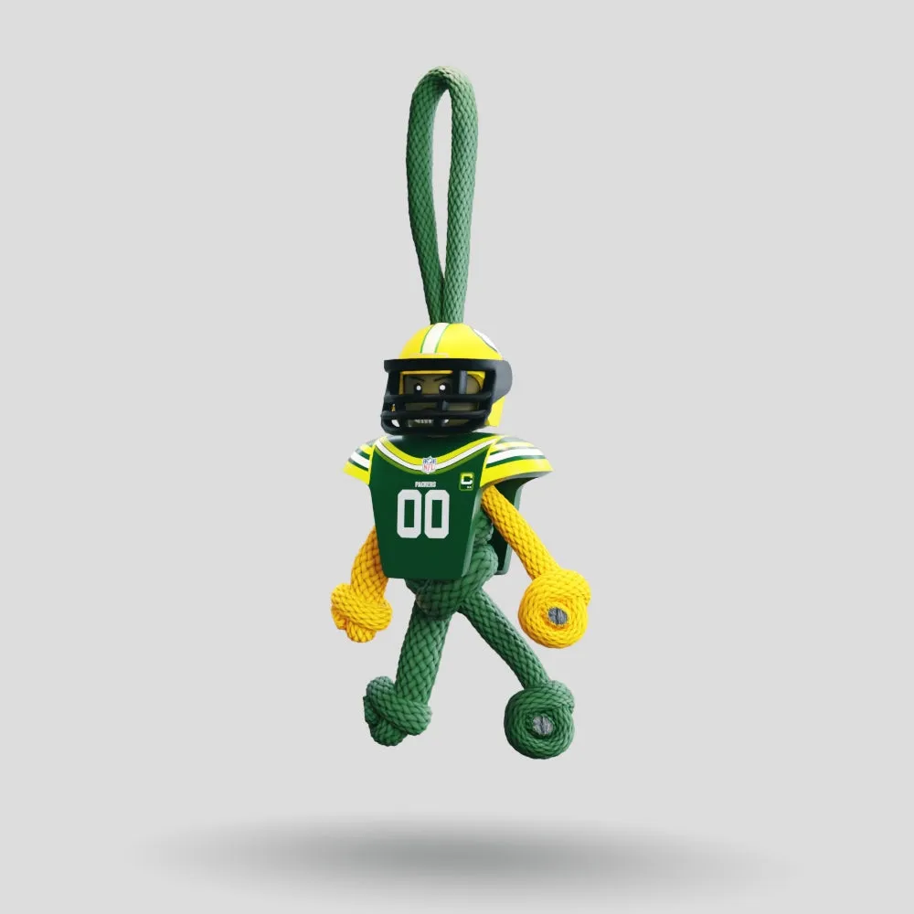 Green Bay Packers Paracord Buddy Keychain