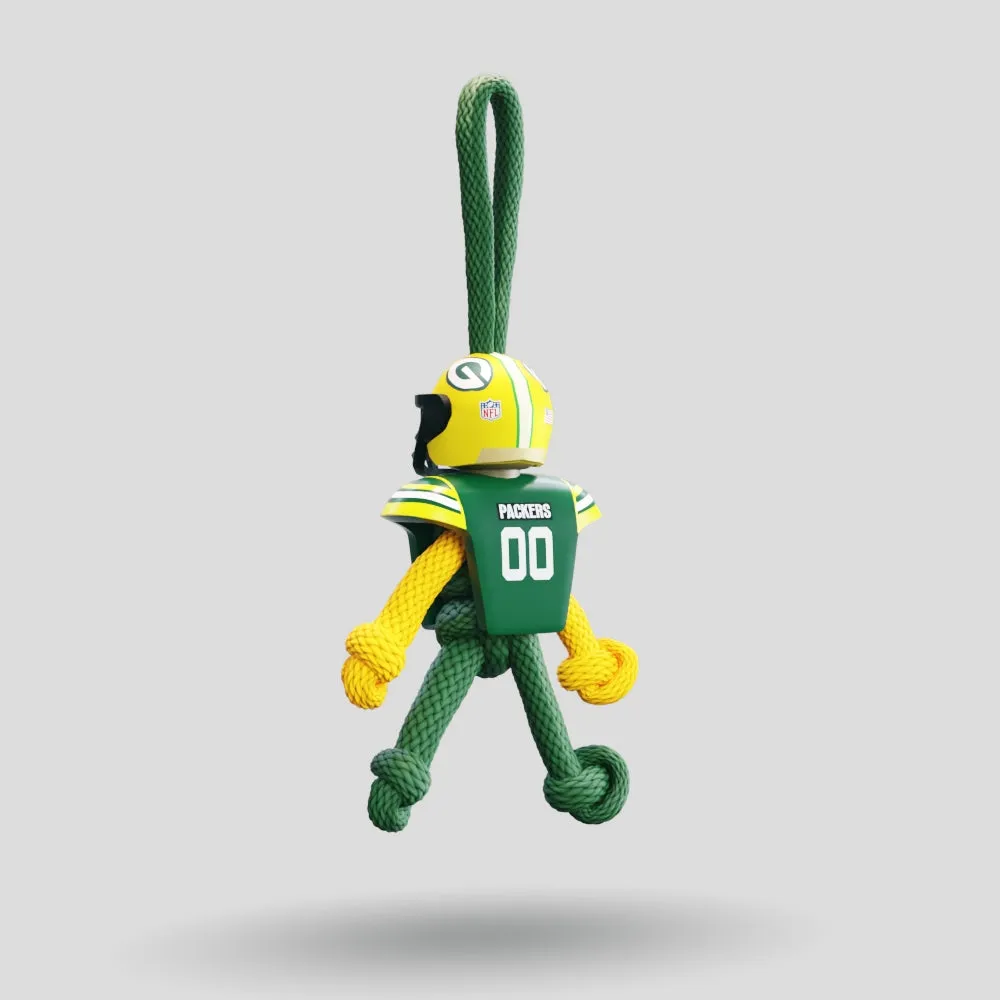 Green Bay Packers Paracord Buddy Keychain