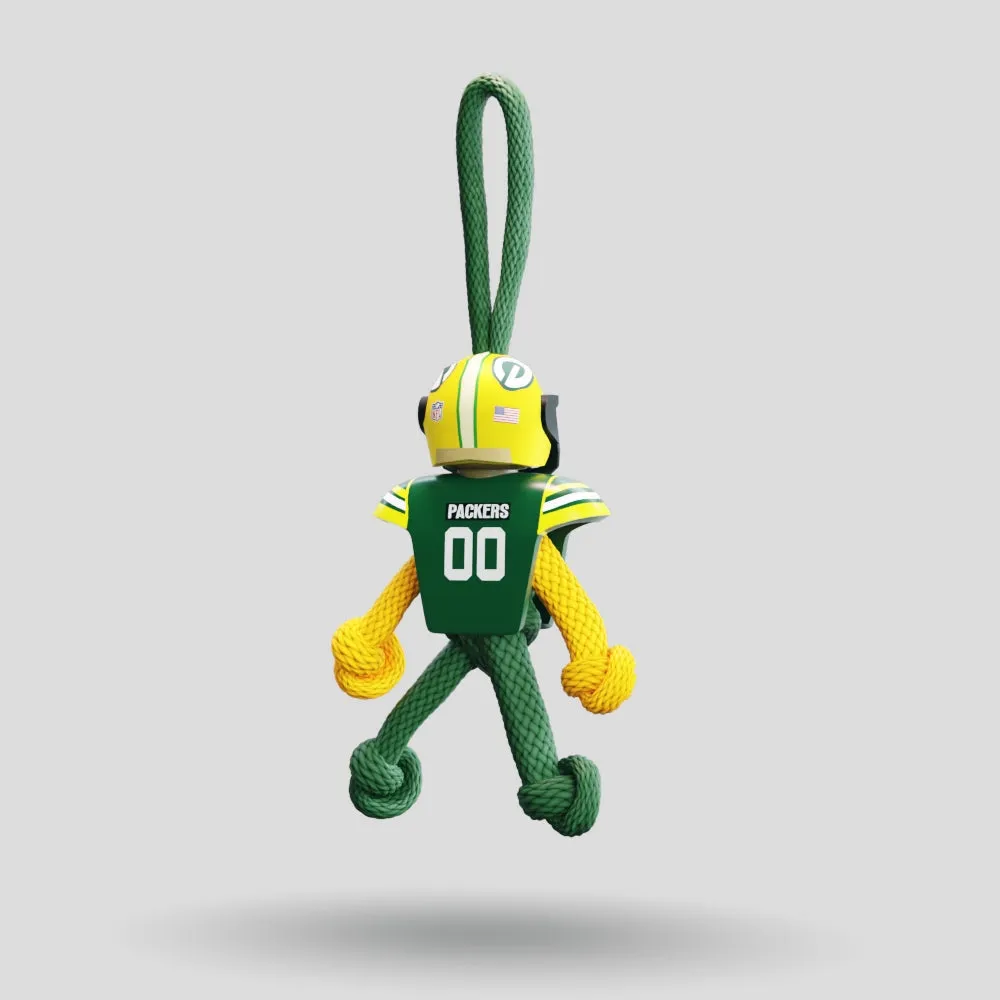 Green Bay Packers Paracord Buddy Keychain