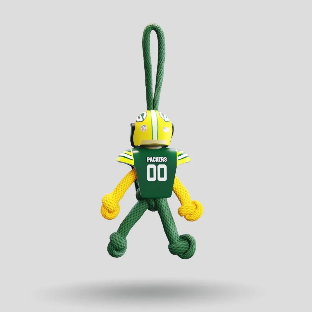Green Bay Packers Paracord Buddy Keychain
