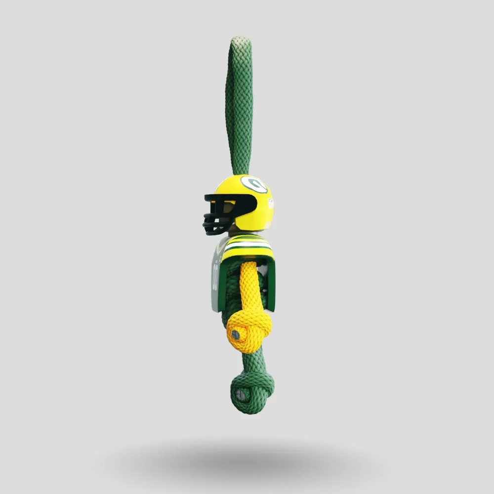 Green Bay Packers Paracord Buddy Keychain