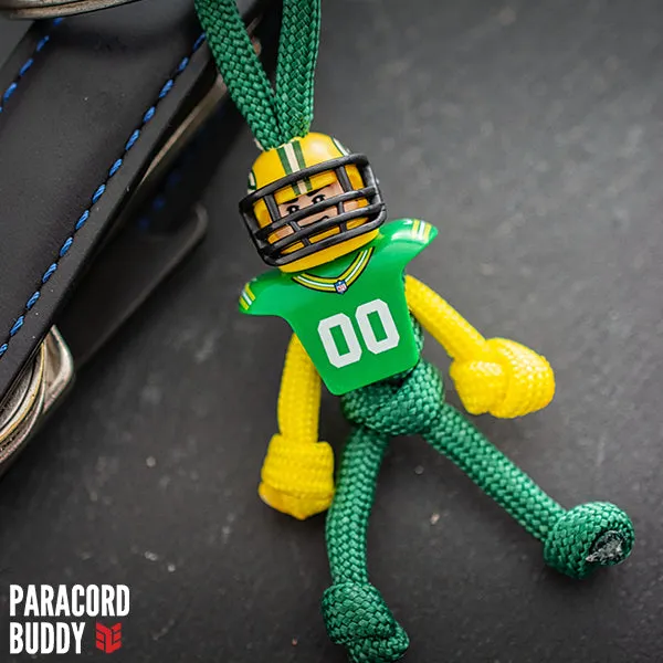 Green Bay Packers Paracord Buddy Keychain