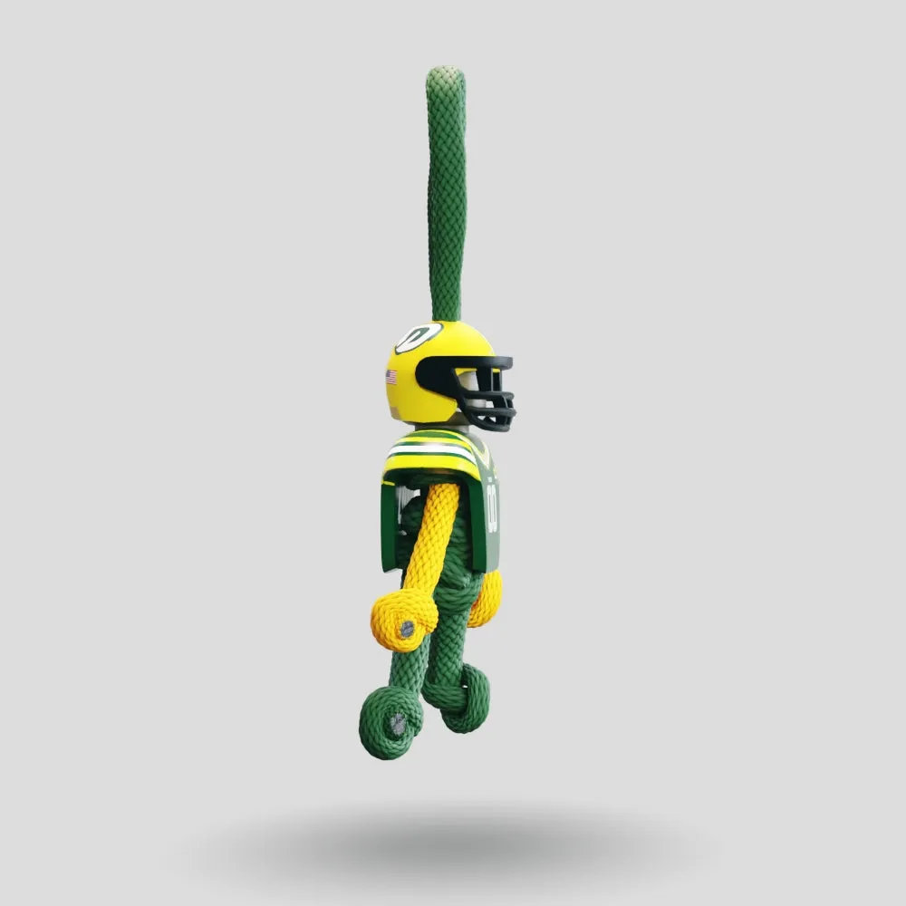 Green Bay Packers Paracord Buddy Keychain