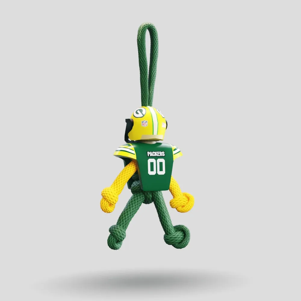 Green Bay Packers Paracord Buddy Keychain