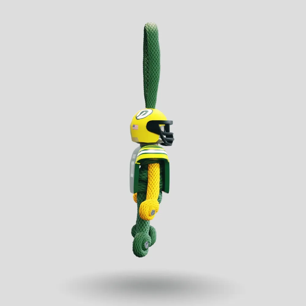 Green Bay Packers Paracord Buddy Keychain